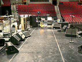 Pete Townshend’s stage setup. Photo: Brian Kehew