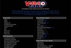 Click to view larger version. Whotabs homepage, ca. 2004(b)