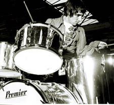 Keith  at the Premier factory with the new silver Premier kit.