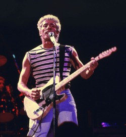 Ca. 1982, with Fender Esquire.