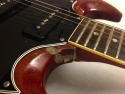 Click to view larger version. 1964 Gibson SG Special sn 188776 (neck joint). (Source: Richard Henry)