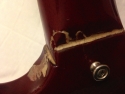 Click to view larger version. 1964 Gibson SG Special sn 188776 (neck repair 2). (Source: Richard Henry)
