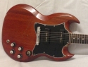 Click to view larger version. 1964 Gibson SG Special sn 188776 (front). (Source: Richard Henry)