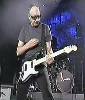 On stage, Camden, N.J., with the P-90-loaded Stratocaster.