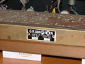 Click to view larger version. Rack-mounted Grampian spring reverb unit – serial number plate, courtesy Paul Guiver of Maidstone, Kent. (Note: This is not the model that Pete used.)