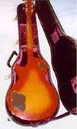 Pete Townshend’s 1973 Gibson Les Paul Deluxe, courtesy Rock Stars Guitars – Rear