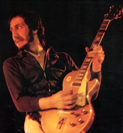 10 Feb. 1974, Paris, France, hand-numbered #4, two-pickup gold top model.