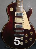 #5 Wine Red Gibson Les Paul Deluxe from 1976–79 – body.